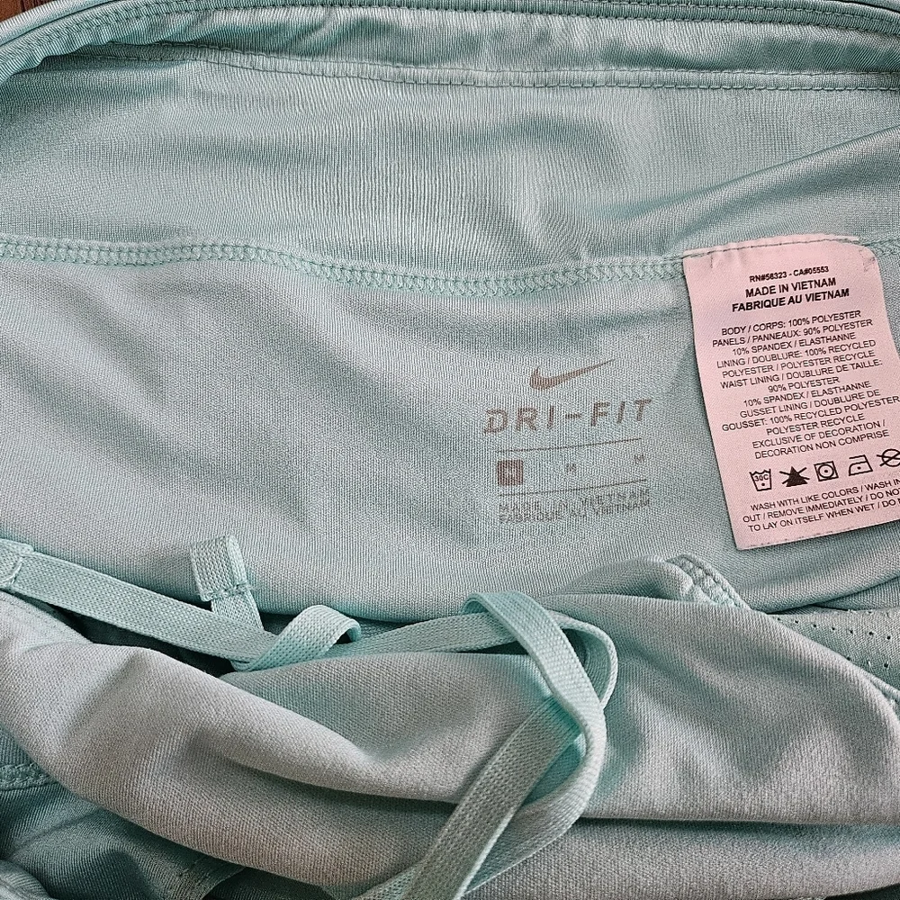Nike Women's Aqua Athletic Shorts - Picture 2 of 2